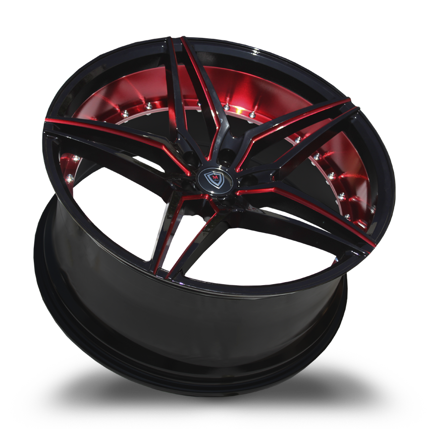 Marquee M3259 Wheel 20x9 5x108 Black & Red 35mm